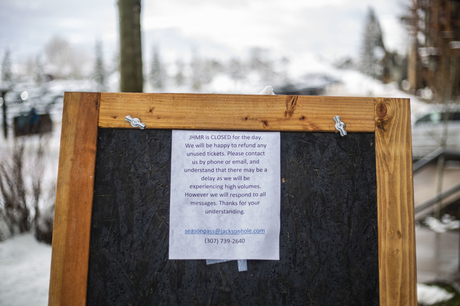 Jackson Hole Mountain Resort closes